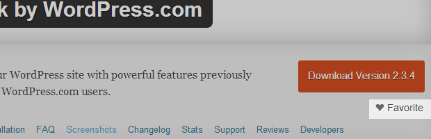 Favorite Plugin on WordPress.org