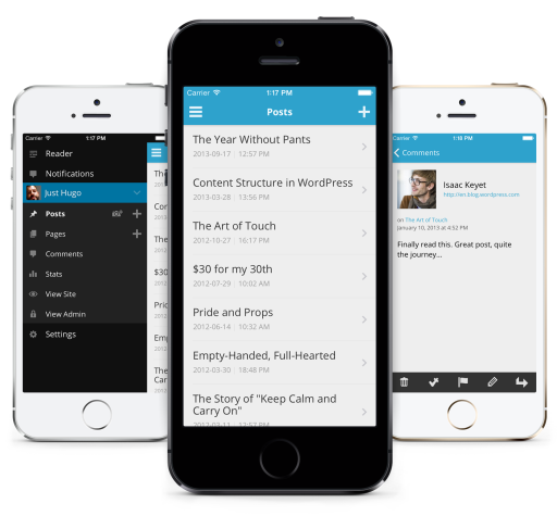 WordPress for iOS 7