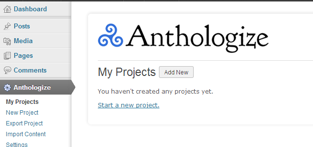 Anthologize plugin for WordPress