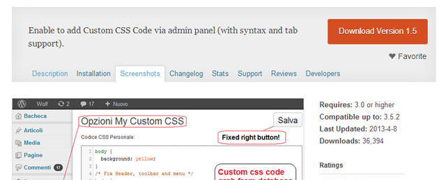 My Custom CSS Plugin