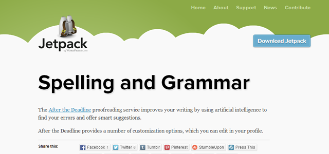 Spelling and Grammar in Jetpack