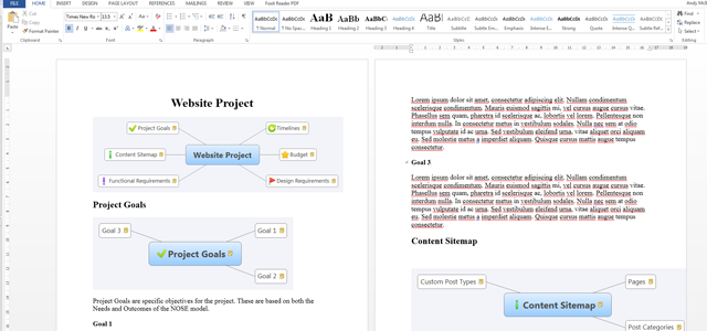 Xmind Site Plan - Formatting